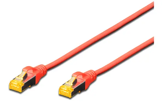DIGITUS DK-1644-A-0025/R Patchkabel Cat.6a S/FTP rot | 0,25 m