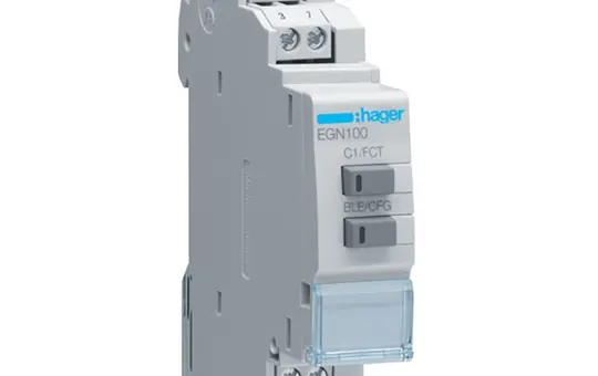HAGER EGN100 Digitale Multifunktionszeitschaltuhr 1 Kanal