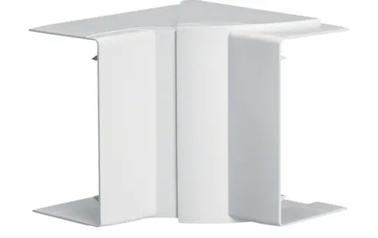 HAGER LFF6011049016 tehalit Leitungsführugskanal-Inneneck Kunststoff, halogenfrei, einstellbar | verkehrsweiß | 60x110 mm