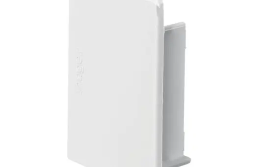 HAGER LF4006069016 tehalit Leitungsführungskanal-Endstück Kunststoff, halogenfrei | verkehrsweiß | 40x57 mm