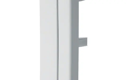 HAGER LFF6011069016 tehalit Leitungsführungskanal-Endstück Kunststoff, halogenfrei, einstellbar | verkehrsweiß | 110 mm