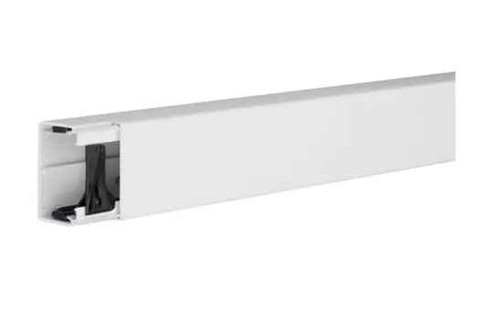 HAGER LF4006009016 tehalit Leitungsführungskanal komplett Kunststoff | verkehrsweiß | 40x57 mm