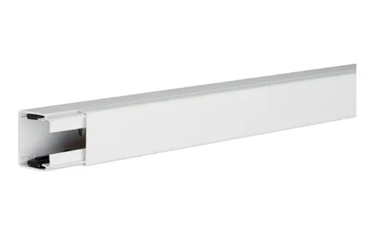 HAGER LF4004009016 tehalit Leitungsführungskanal komplett Kunststoff | verkehrsweiß | 40x40 mm