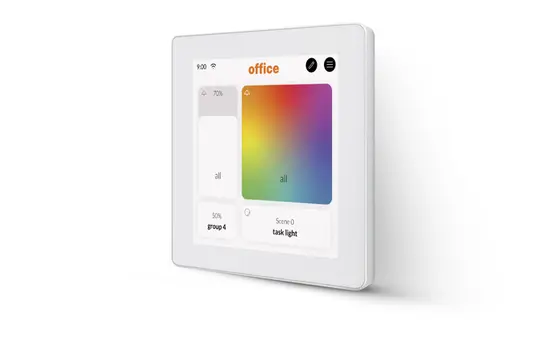 LUNATONE 86456841-P-W DALI-2 Touchdisplay Plus | weiß | 4 Zoll