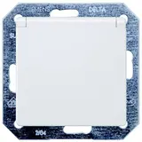 SIEMENS 5UB1937 SCHUKO-Steckdose Delta i-system Klappdeckel | aluminium