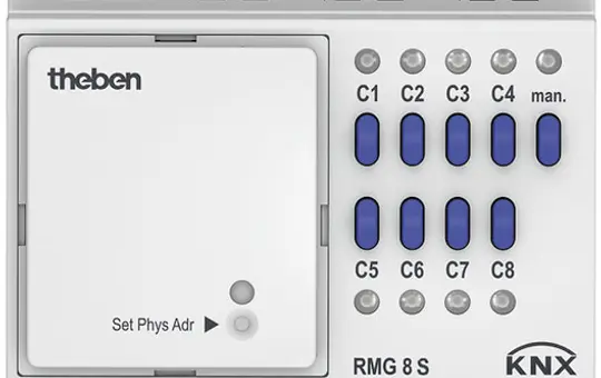 THEBEN RMG 8 S KNX-Schaltaktor MIX 8-fach, Grundmodul