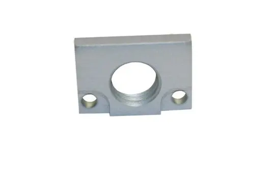 BARTHELME 62398605 Endkappe für BARdolino flach, Aluminium, Kabeldurchführung (M8)