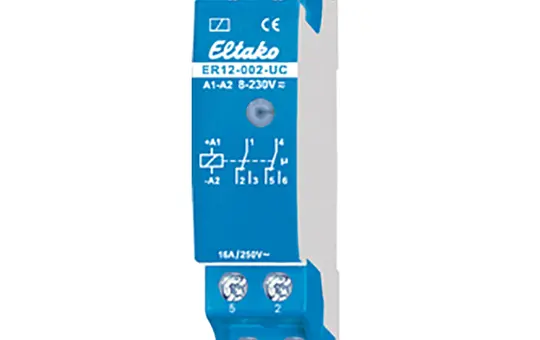 ELTAKO ER12-002-UC Schaltrelais 12-230 V REG 16 A, 2W
