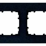 SIEMENS 5TG1112-2 Abdeckrahmen delta miro 2-fach | carbonmetallic