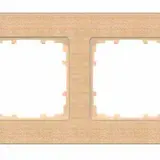 SIEMENS 5TG1104-4 Abdeckrahmen delta miro Holz 4-fach | buche