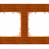 SIEMENS 5TG1104-1 Abdeckrahmen delta miro Holz 4-fach | kirschbaum