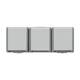SIEMENS 5UB4731 SCHUKO-Steckdose Delta Fläche AP 3-fach, waagerecht