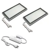 HERA 61057420183 LED Sky 2 Stück, 4000 K | edelstahl-optik