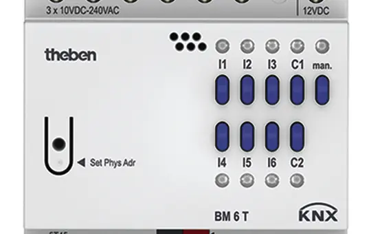 THEBEN BM 6 T KNX-Binäreingang FIX 6-fach