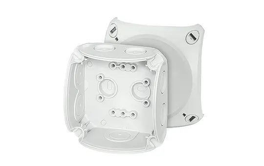 HENSEL DK0200G Kabelabzweigkasten Serie DK 93x93x62 mm | grau | 2,5 mm²