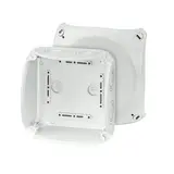 HENSEL KF0600G Kabelabzweigkasten Serie KF ohne Klemmen | grau | 130x130 mm