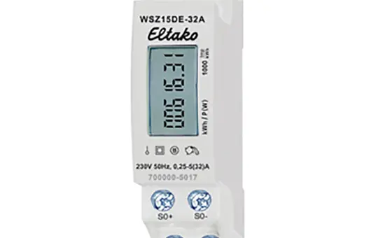 ELTAKO WSZ15DE-32A Wechselstromzähler ungeeicht 32 A