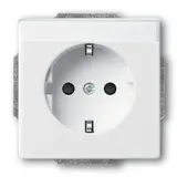 BUSCH-JAEGER 20EUN-84 beschr. SCHUKO-Steckdose Future Standard | studioweiß