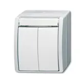 BUSCH-JAEGER 2621WN-54-205-101 Doppeltaster Ocean 2 Schließer | alpinweiß