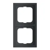 BUSCH-JAEGER 1722-885K Abdeckrahmen Future Linear 2-fach | schwarz matt