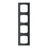 BUSCH-JAEGER 1724-885K Abdeckrahmen Future Linear 4-fach | schwarz matt