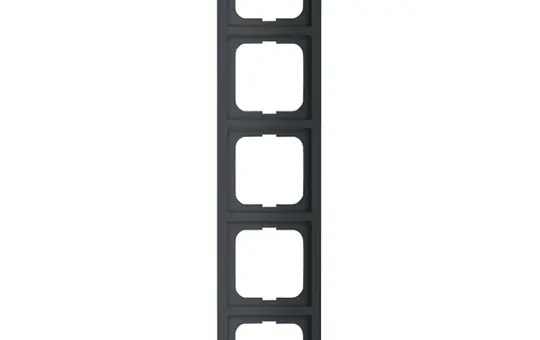 BUSCH-JAEGER 1725-885K Abdeckrahmen Future Linear 5-fach | schwarz matt