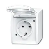 BUSCH-JAEGER 20EW-54 SCHUKO-AP-Steckdose Ocean 1-fach | alpinweiß