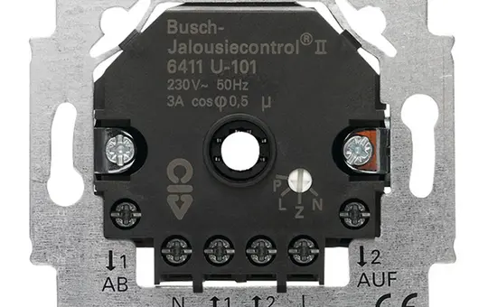 BUSCH-JAEGER 6411U-101 Jalousiecontrol II-Einsatz Standard