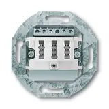BUSCH-JAEGER 0243/04 Telefondose 3x6 NFN | alpinweiß