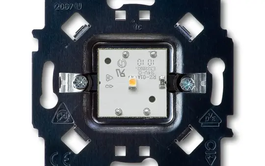 BUSCH-JAEGER 2067/13U LED-UP-Einsatz Nachtlicht, 3000 K