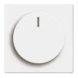 BUSCH-JAEGER 6540-84-102 Drehdimmerabdeckung Future beleuchtet | studioweiß