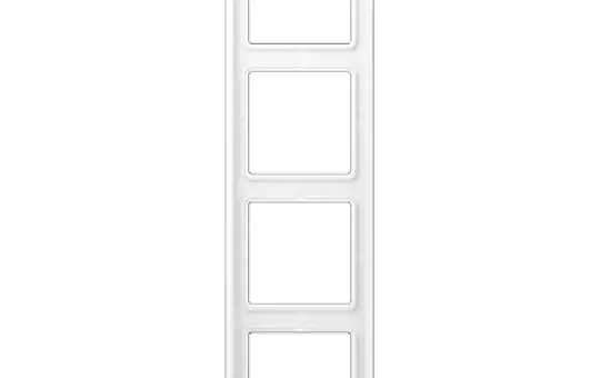 JUNG LS984WWM Abdeckrahmen LS 990 4-fach | schneeweiß matt