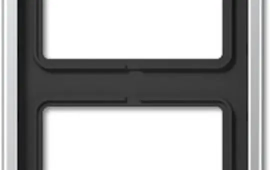 JUNG AL2982 Abdeckrahmen LS 990 2-fach | aluminium