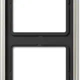 JUNG ES2982 Abdeckrahmen LS 990 2-fach | edelstahl