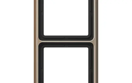 JUNG CD582GB Abdeckrahmen CD 2-fach | gold-bronze