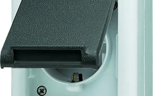 JUNG 820KIW SCHUKO-Steckdose Serie WG 800 1-fach, Berührungsschutz