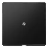 JUNG LS990ASWM Leitungsauslass mit Zugentlastung Serie LS Standard | graphitschwarz matt