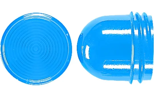 JUNG 37BL Schraubhaube für Lichtsignale hoch | blau