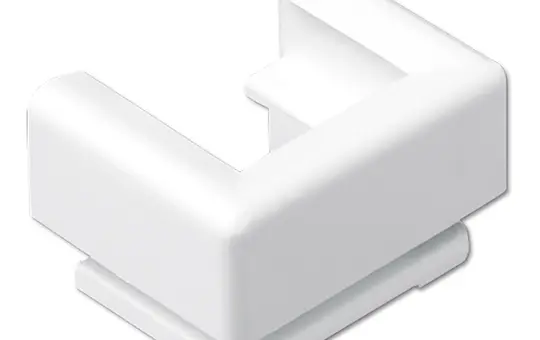 JUNG 12WW Kabel-, Rohr- und Kanal-Einführung für Kabelkanal 15 x 15 mm | alpinweiß