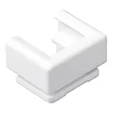JUNG 12GR Kabel-, Rohr- und Kanal-Einführung für Kabelkanal 15 x 15 mm | grau