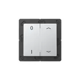 JUNG ENOA595P01AL beschr. EnOcean-Funk-Wandsender A 4-fach, IO, Pfeile | aluminium