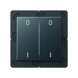 JUNG ENOA595-01ANM beschr. EnOcean-Funk-Wandsender A 4-fach, IO-Symbole | anthrazit matt