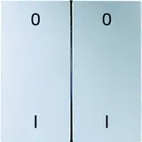 JUNG ENOAL2995-01-L beschr. EnOcean-Funk-Wandsender LS 4-fach, IO-Symbole | aluminium