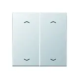 JUNG ENOAL2995MP-L beschr. EnOcean-Funk-Wandsender LS 4-fach, Pfeile | aluminium