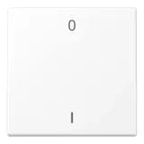 JUNG ENOLS990-01WWM beschr. EnOcean-Funk-Wandsender LS 2-fach, IO-Symbole | schneeweiß matt