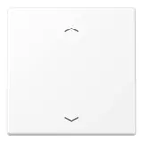 JUNG ENOLS990PWWM beschr. EnOcean-Funk-Wandsender LS 2-fach, Pfeile | schneeweiß matt