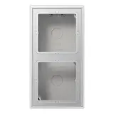 JUNG AL2582A-L Aufputz-Kappe Serie LS 2-fach | aluminium