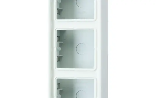 JUNG LS583AWW Aufputz-Kappe Serie LS 3-fach | alpinweiß