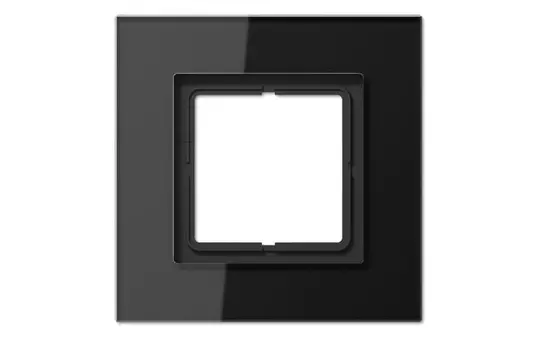 JUNG LSP981GLSW Abdeckrahmen LS Plus 1-fach | glas schwarz