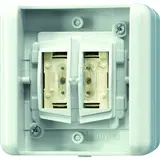 JUNG 8472.02LEDW KNX-Taster BA 2-fach, Mittenstellung
